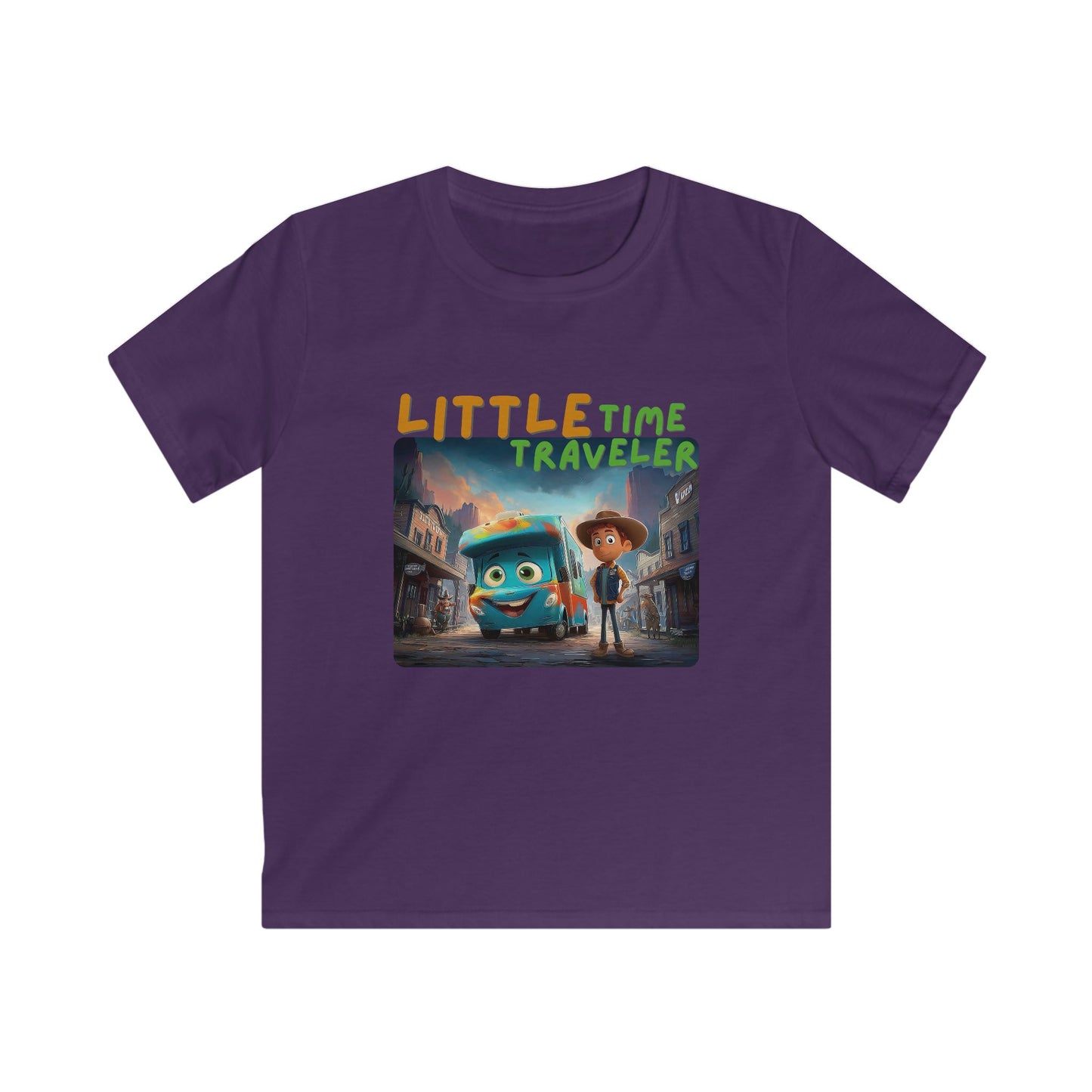 Little Time Traveler Western Adventure Kids T-Shirt